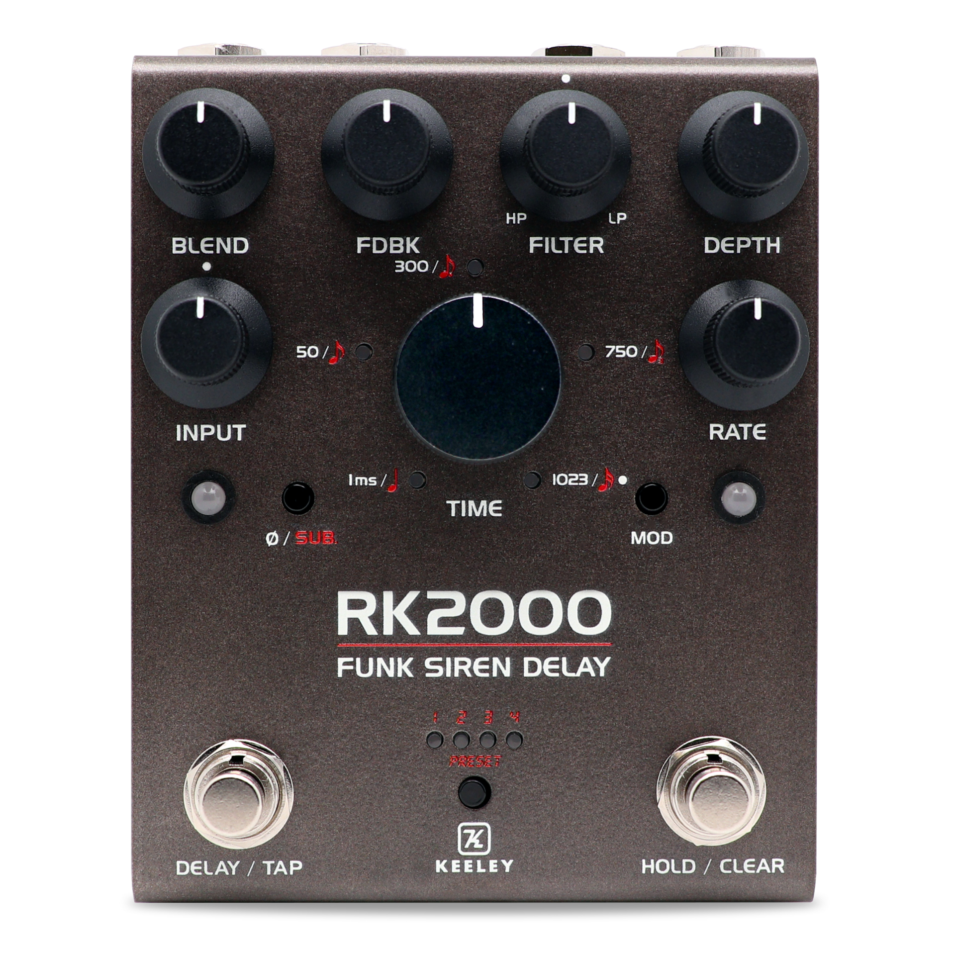 RK2000 Funk Siren Delay Effektpedal